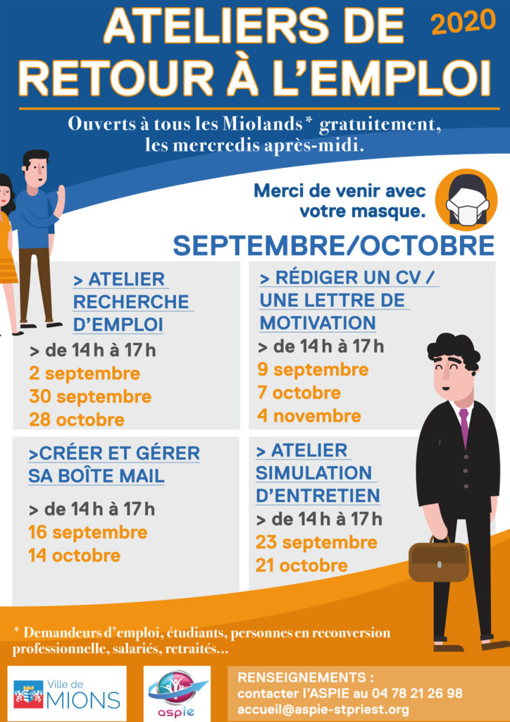 Les ateliers de retour à l'emploi Ville de Mions