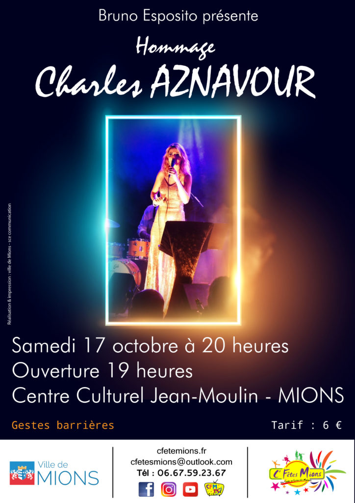 AFFICHE AZNAVOUR