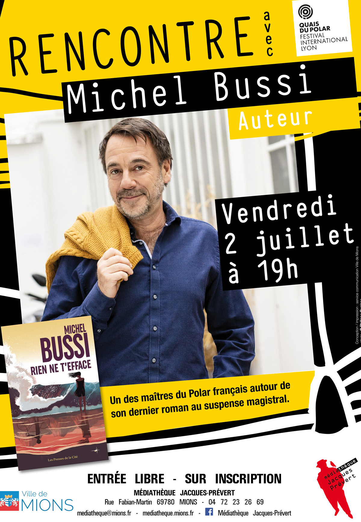 Rencontre et dédicace - Michel Bussi