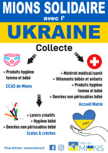 AFFICHE VILLE aide Ukraine