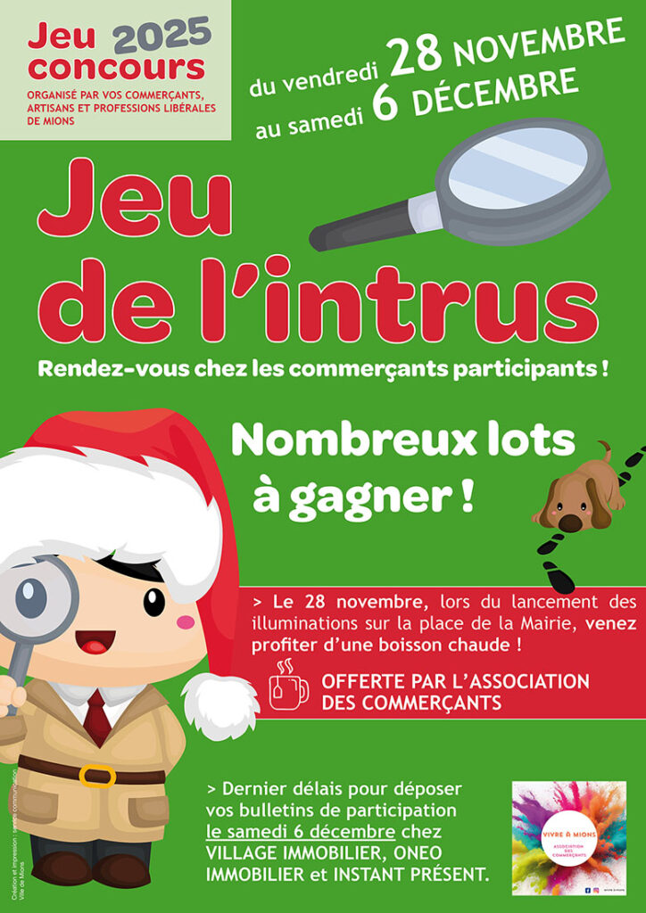 jeu de l'intrus