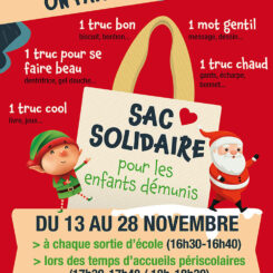 sac solidaire noël